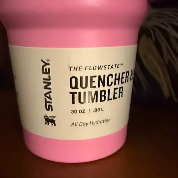 Stanley Pink Peony Insulated Tumbler 30 oz - Picture 2 of 4